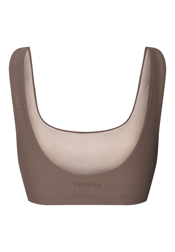 Rethinkit Bikini Top Bay Swimwear 3201 walnut
