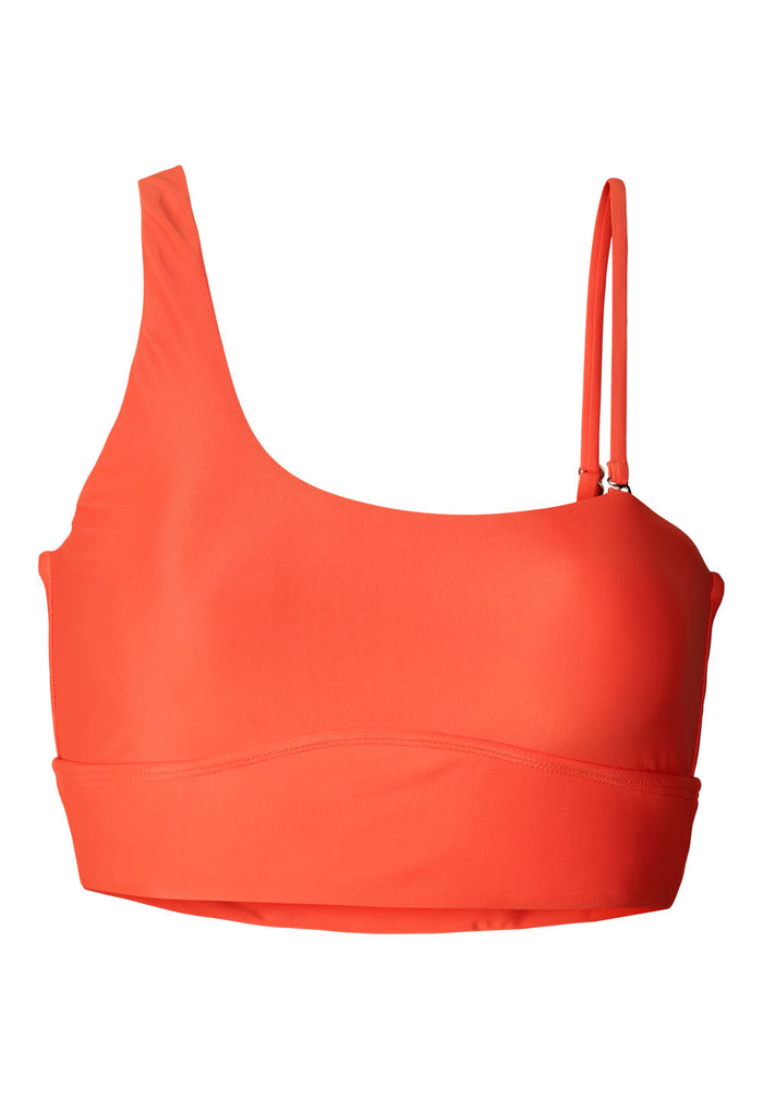 Rethinkit Bikini Top One Shoulder Bay Swimwear 2617 mandarin red