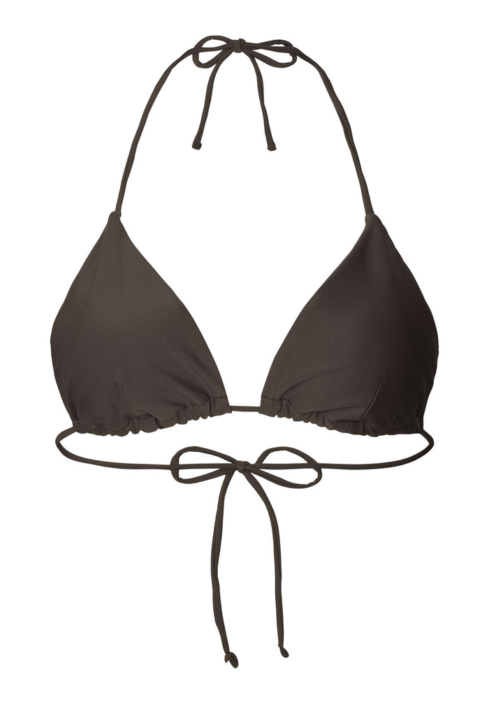 Rethinkit Bikini Top Triangle Bay Swimwear 0022 almost black