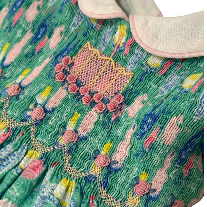 Birthday Green Chicken/Hen Italian Cake Dress