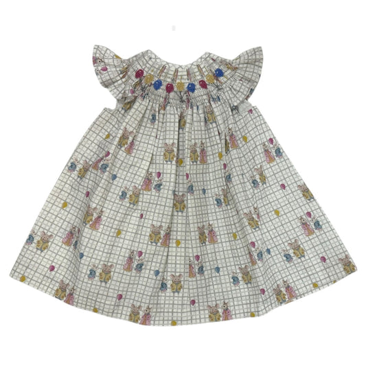 Birthday Mouse Handsmocked Dress