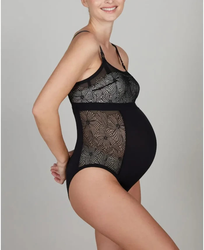 Black Dahlia pregnancy and nursing bodysuit - Body