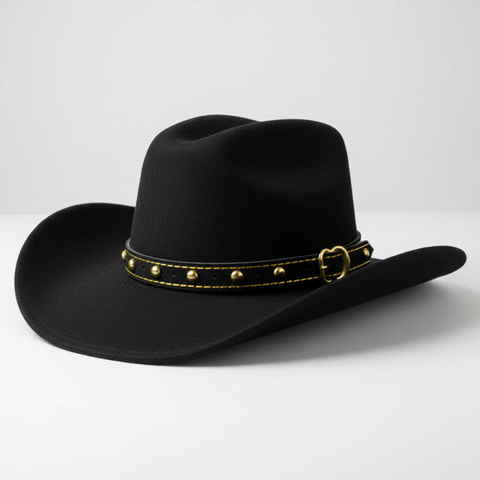black studded hatbands gold or silver
