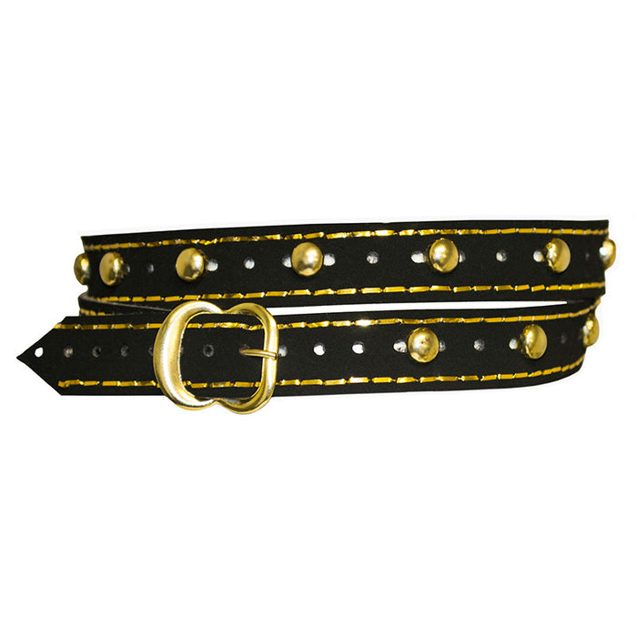 black studded hatbands gold or silver