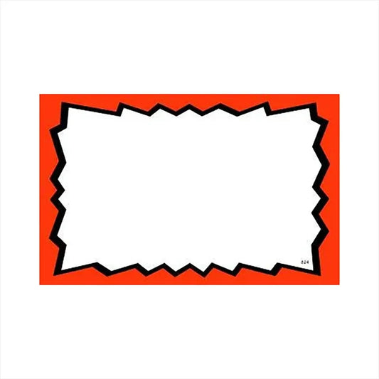 Get Wholesale Deals on 3.5x5.5 Blank Red Print Sign Cards +Tax at Mexmax INC.
