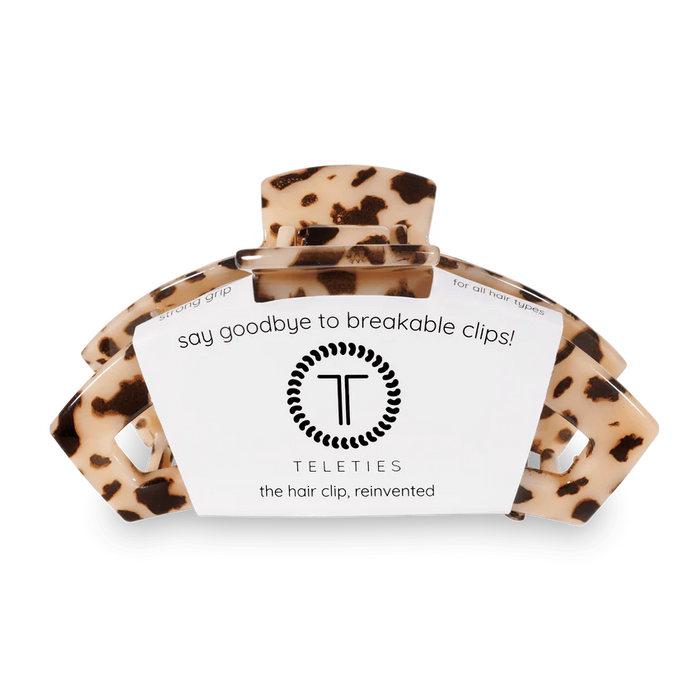 Blonde Tortoise Hair Clip- Small