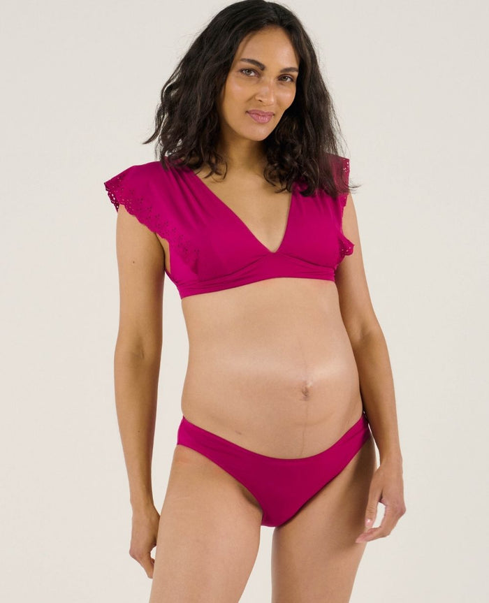 Bloom padded maternity bikini - Fushia
