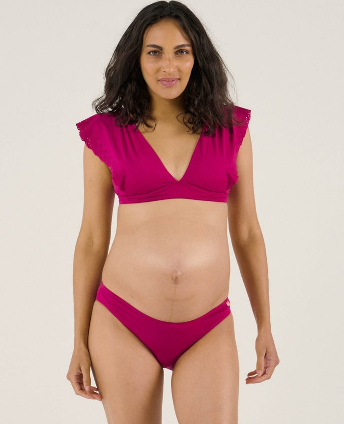 Bloom padded maternity bikini - Fushia