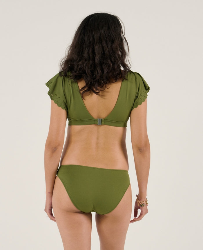 Bloom padded maternity bikini - Kiwi