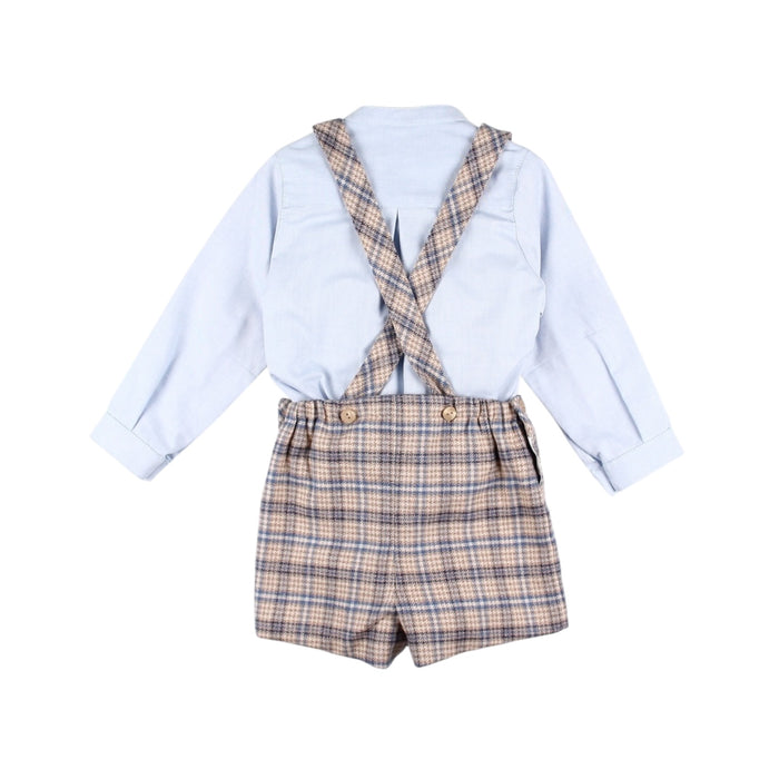 Blue Bears 2-Piece Boy Romper Set