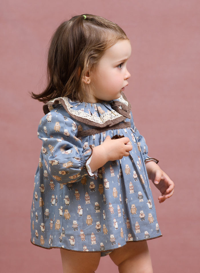 Blue Bears Girl 2-Pc Set
