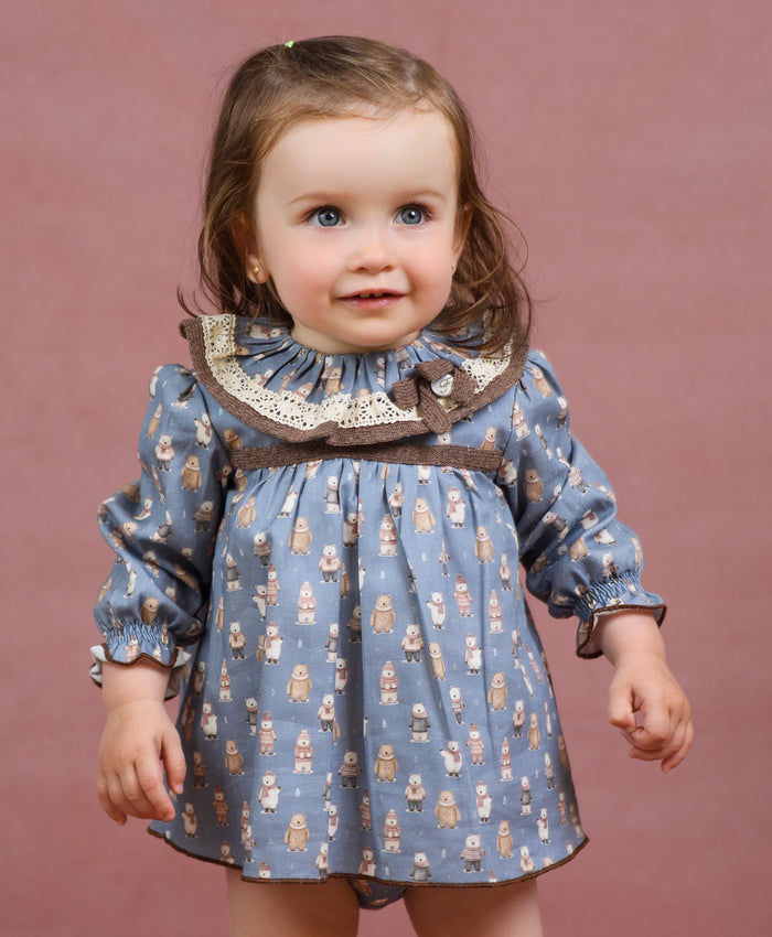 Blue Bears Girl 2-Pc Set