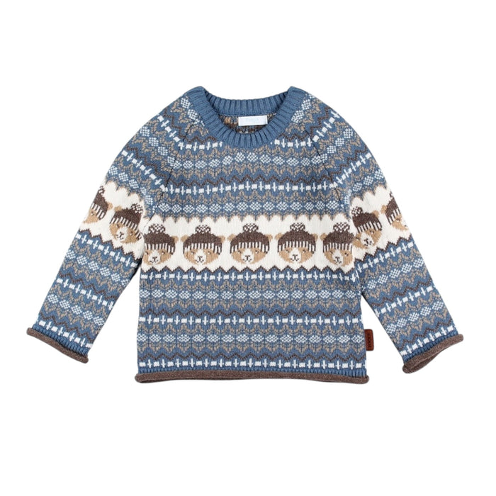 Blue Bears Knitted Sweater