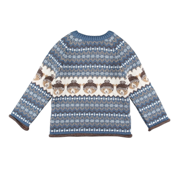 Blue Bears Knitted Sweater