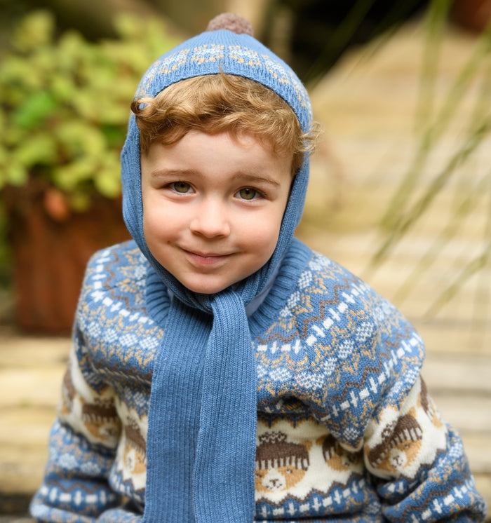 Blue Bears Knitted Sweater