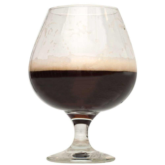 Bourbon Barrel Porter in a glass