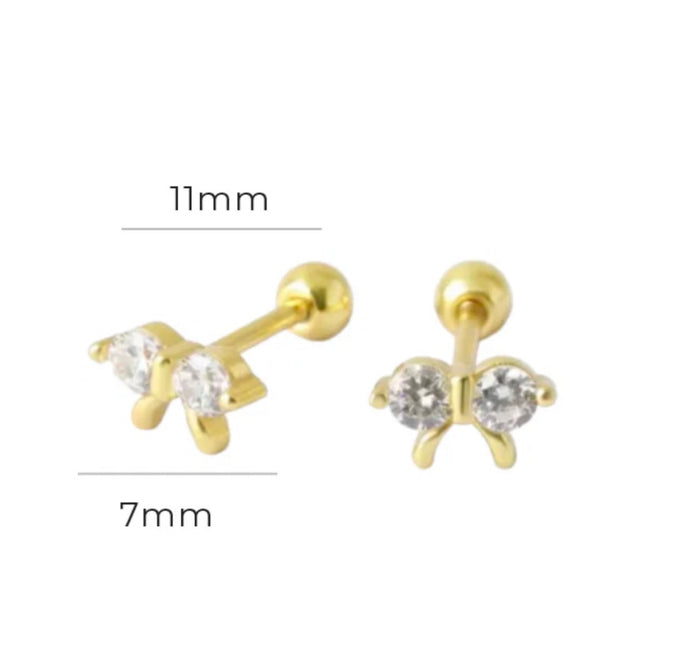 Bows Stud Earrings