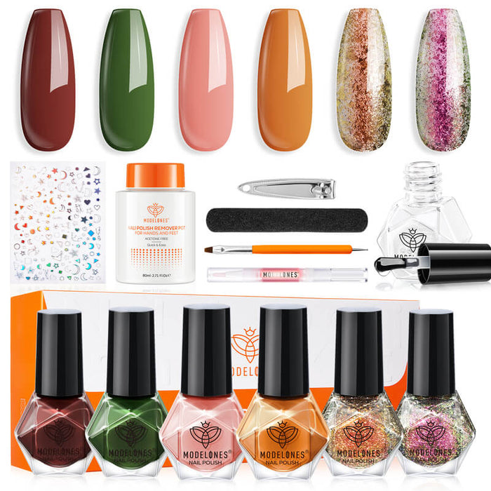 Burgundy Nail Polish Kit MODELONES #