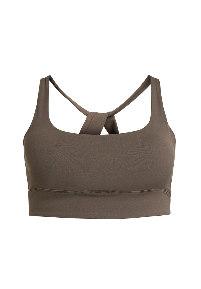 Rethinkit Butter Soft Sports Bra Seinna sports bra 3053 dark brown