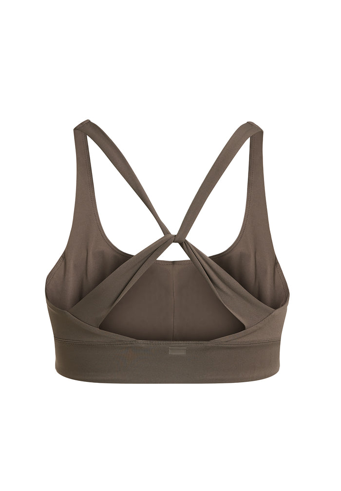 Rethinkit Butter Soft Sports Bra Seinna sports bra 3053 dark brown