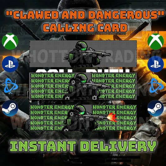 Call of duty Black Ops 6 | "Clawed and Dangerous" Calling Card | 7-Eleven Circle K