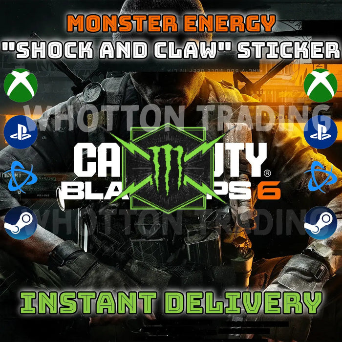 Call Of Duty Black Ops 6 | "Shock and Claw" Sticker