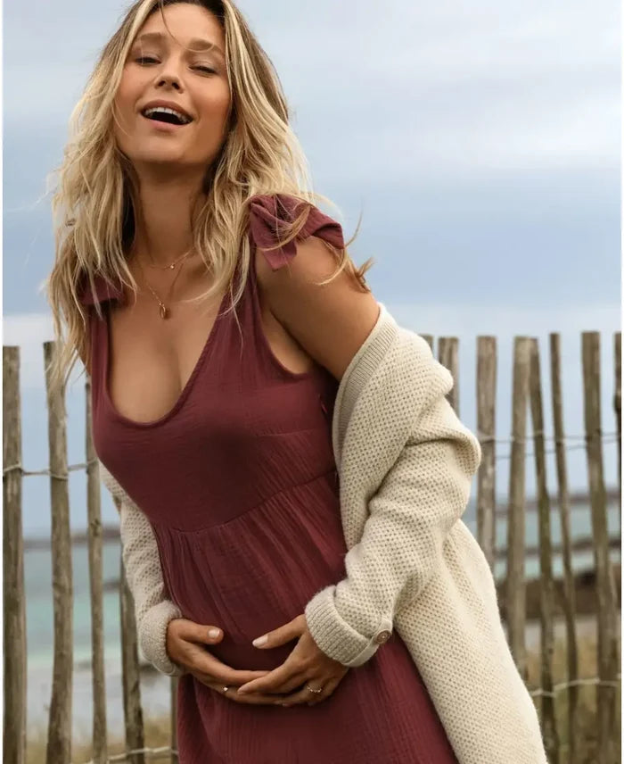 Canyon Plum Pregnancy and Nursing Suit - Maternity