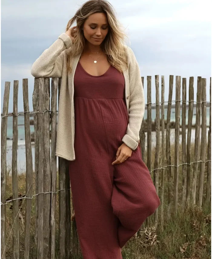 Canyon Plum Pregnancy and Nursing Suit - Maternity