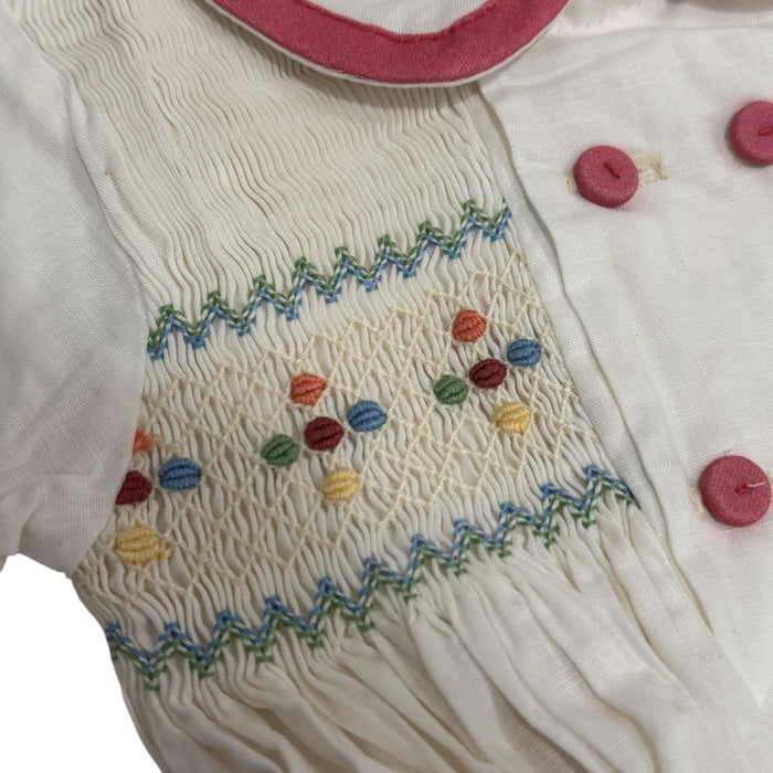 Carl Number Colorful Handsmocked Boy 2-PC set
