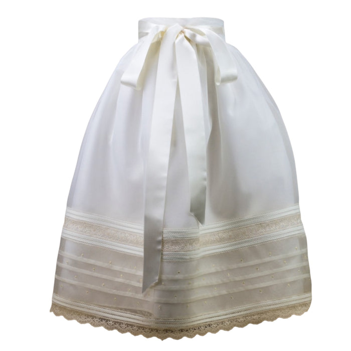 Carlota Ivory Detachable Faldon/Skirt/Gown