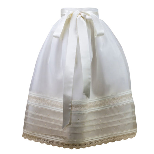 Carlota Ivory Detachable Faldon/Skirt/Gown
