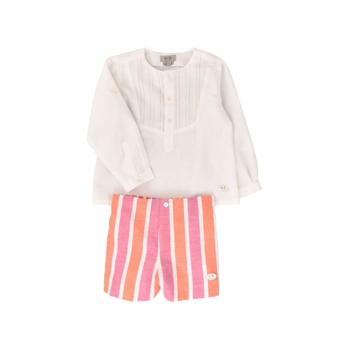 Caro Colorful Long  Sleeve 2-Piece Boy Set