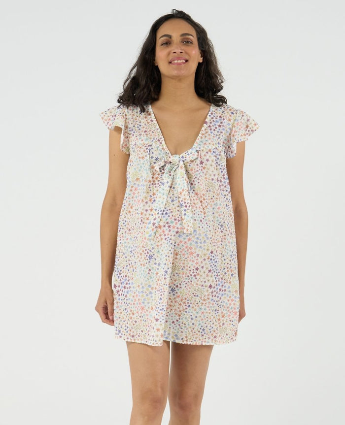 Caroline Maternity and Nursing Nightdress – Multicolour