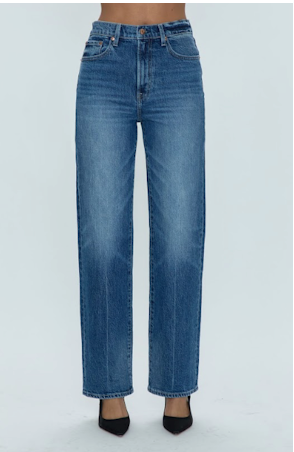 Cassie Super High Rise Straight - Palladium
