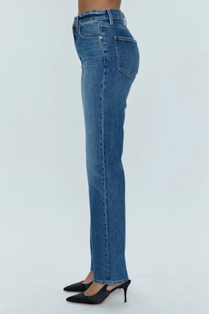 Cassie Super High Rise Straight - Palladium