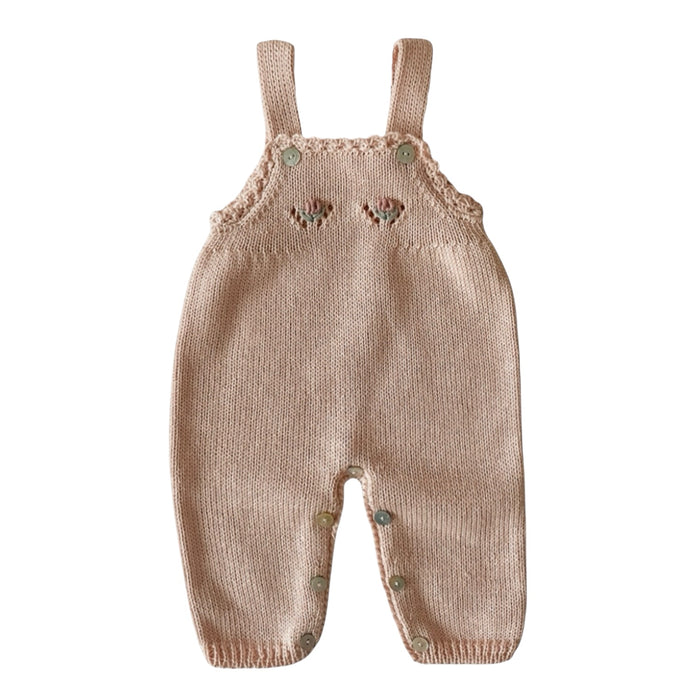 Cayetana Knitted Embroidered Dungaree