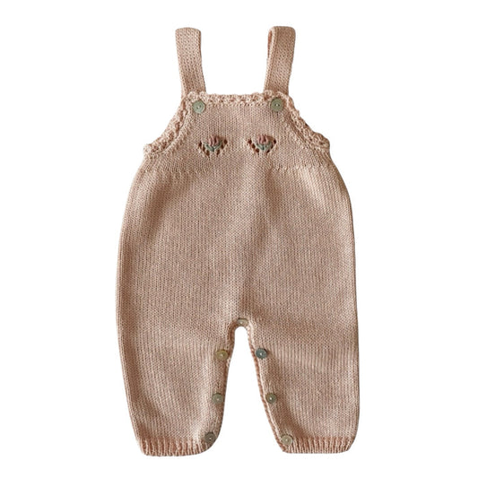 Cayetana Knitted Embroidered Dungaree
