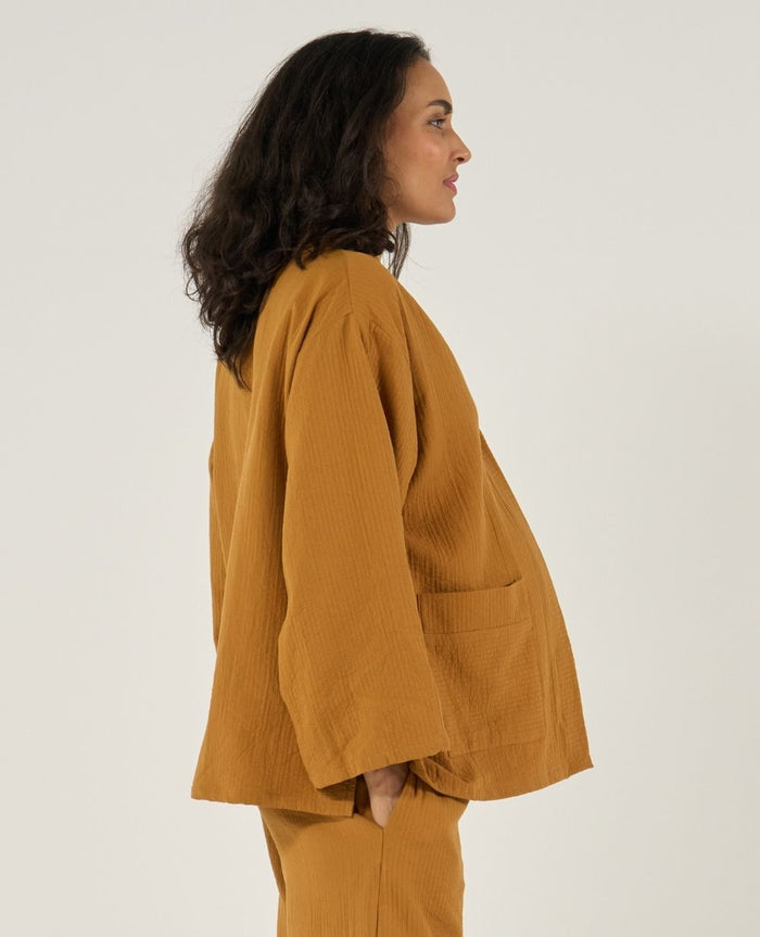 Celia maternity and nursing jacket - Cumin