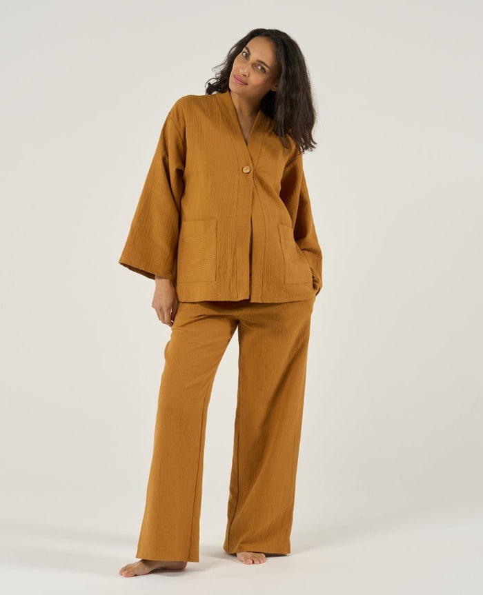 Celia maternity and nursing jacket - Cumin