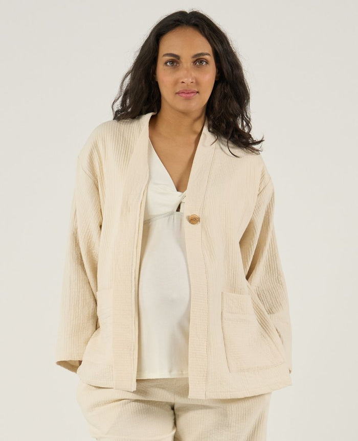 Celia Maternity Jacket – Natural