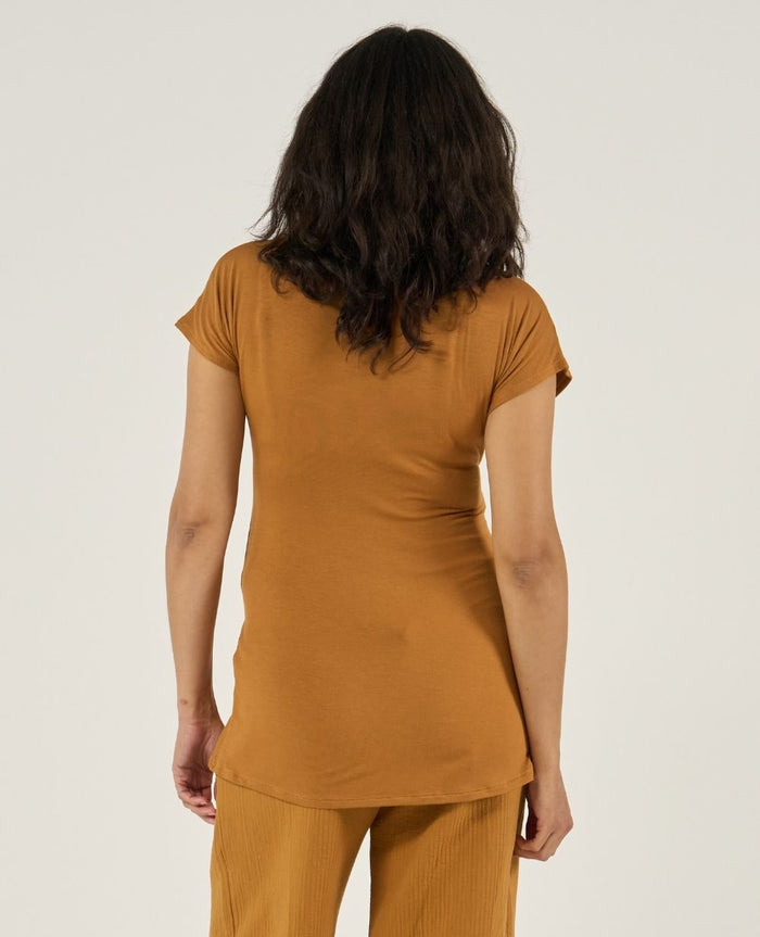 Celia Maternity & Nursing Top – Cumin