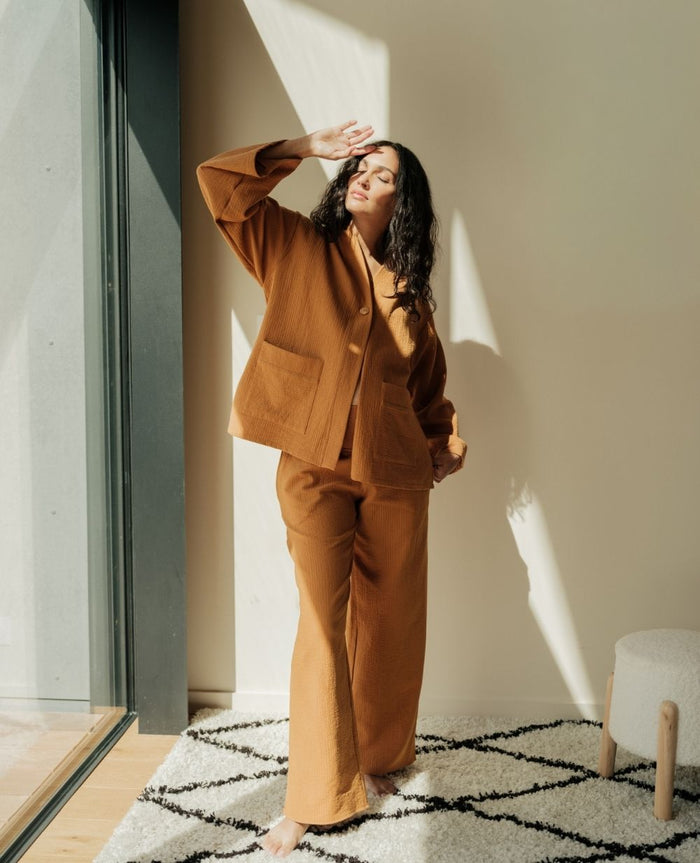 Celia maternity pants - Cumin