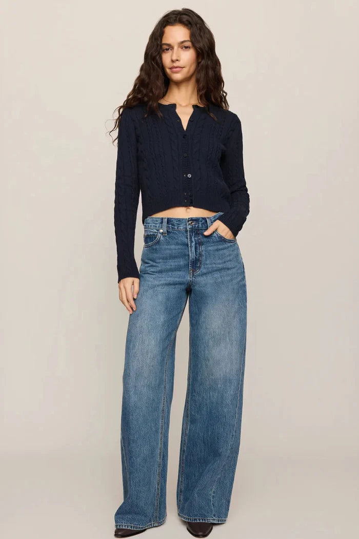 Cera long sleeve cardigan in Eclipse - Z Supply