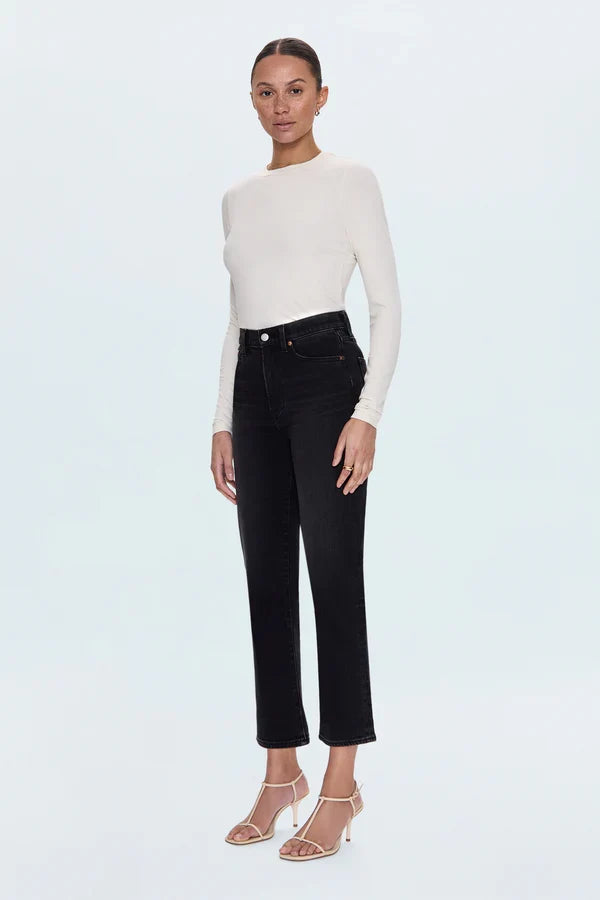 Charlie High Rise Straight - Dark Midnight