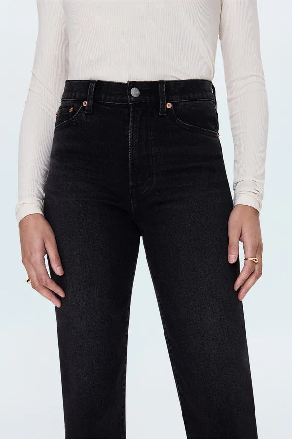 Charlie High Rise Straight - Dark Midnight