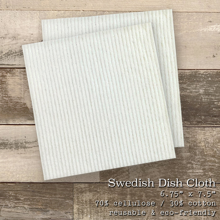 Christmas Branch, Snowman  - 2pk Swedish Dish Cloth