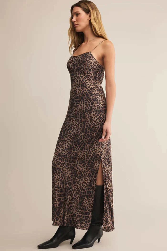 Cielo Leopard Midi Dress