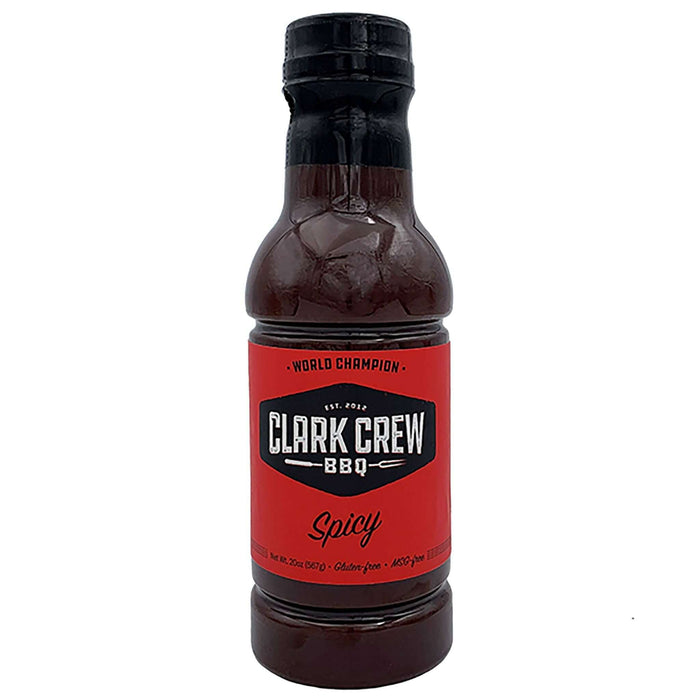 Clark Crew BBQ Spicy BBQ Sauce 20 oz.