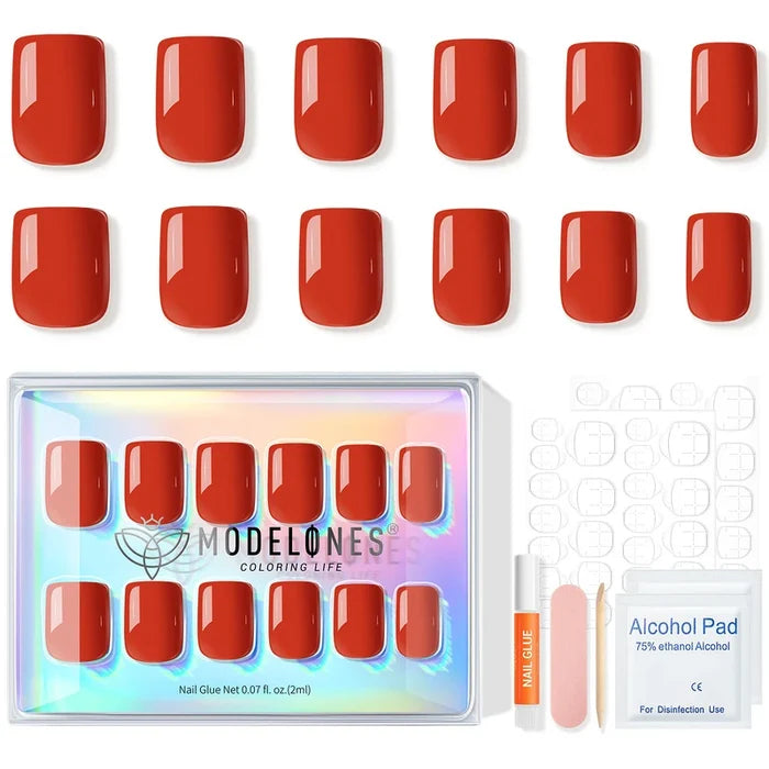 Classic Red【US ONLY】 press on nails MODELONES #