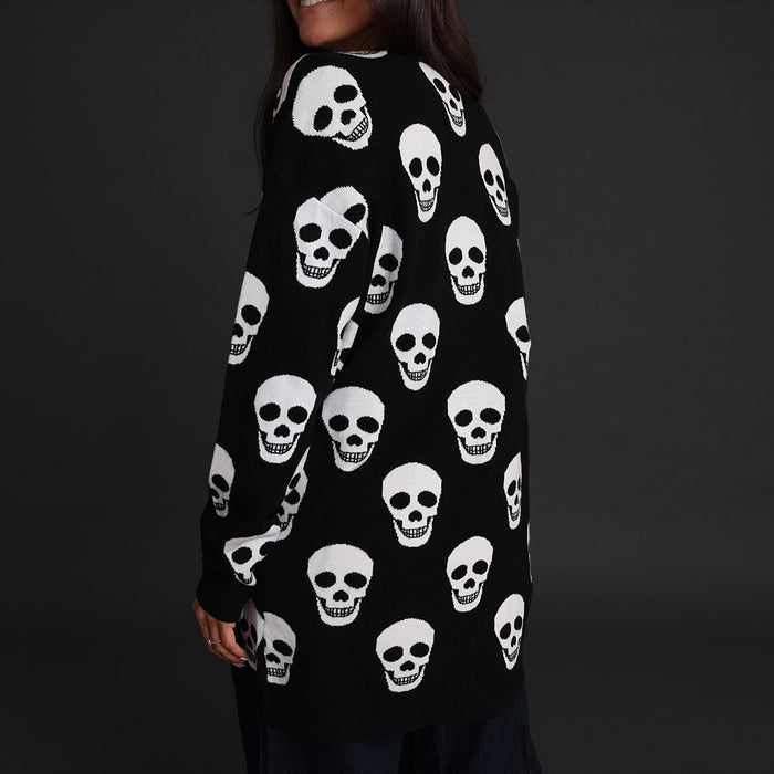 Classic Skelly Women's Jacquard Cardigan